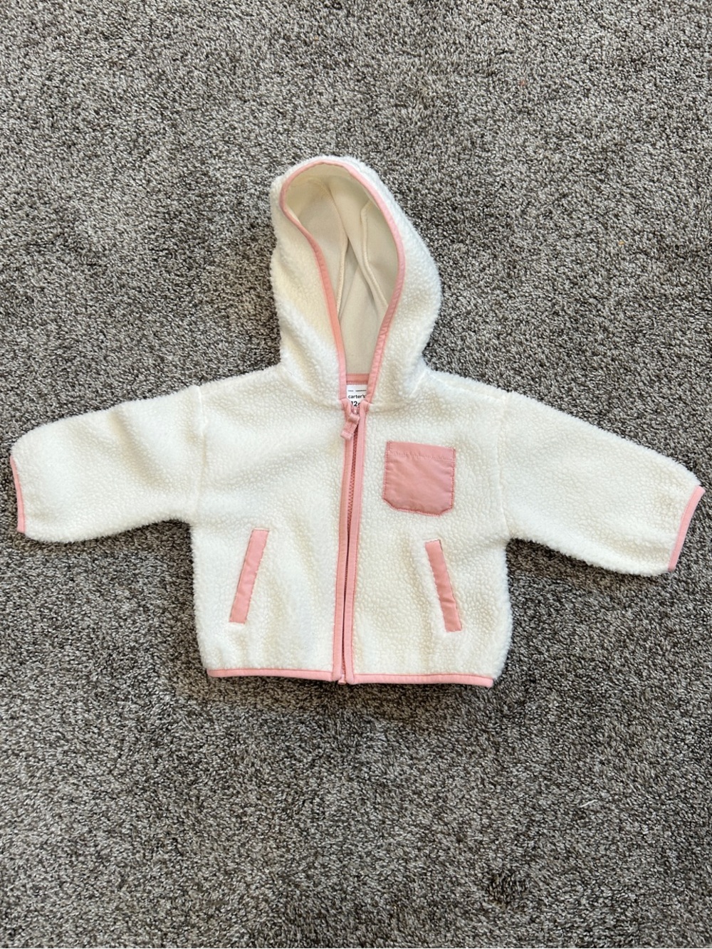 Carter’s baby girl Sherpa jacket